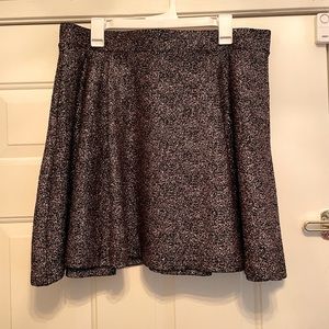 Bronze A-line Metalic look skirt.